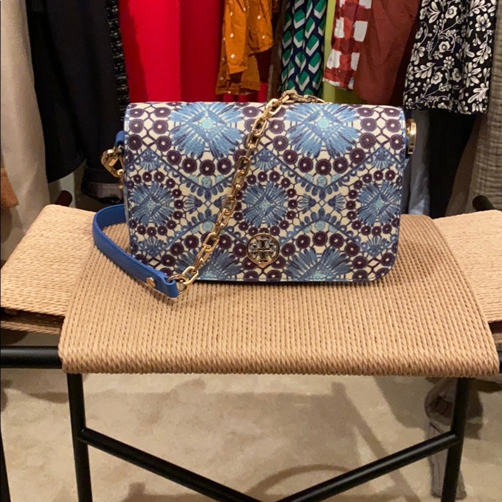 Tory Burch Robinson Printed Bahama Cross Body